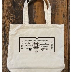 Miso Paper x TSL London Ticket Canvas Tote - Image 4