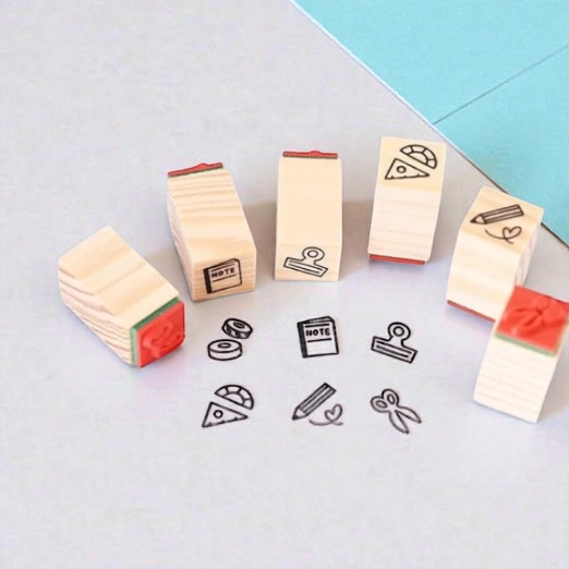 Sanby x Avec Amour Mini Stamp Set - Stationery