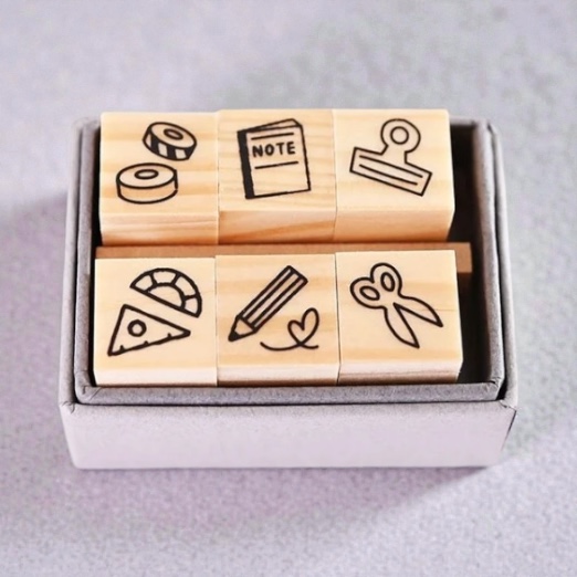 Sandy x Avec Amour Mini Stamp Set - Stationery