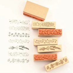 Avec Amour Rubber Stamp Set - Flowers