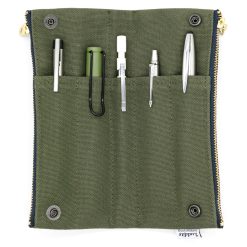 Luddite Bendy Canvas Pen Case - Khaki - Image 3