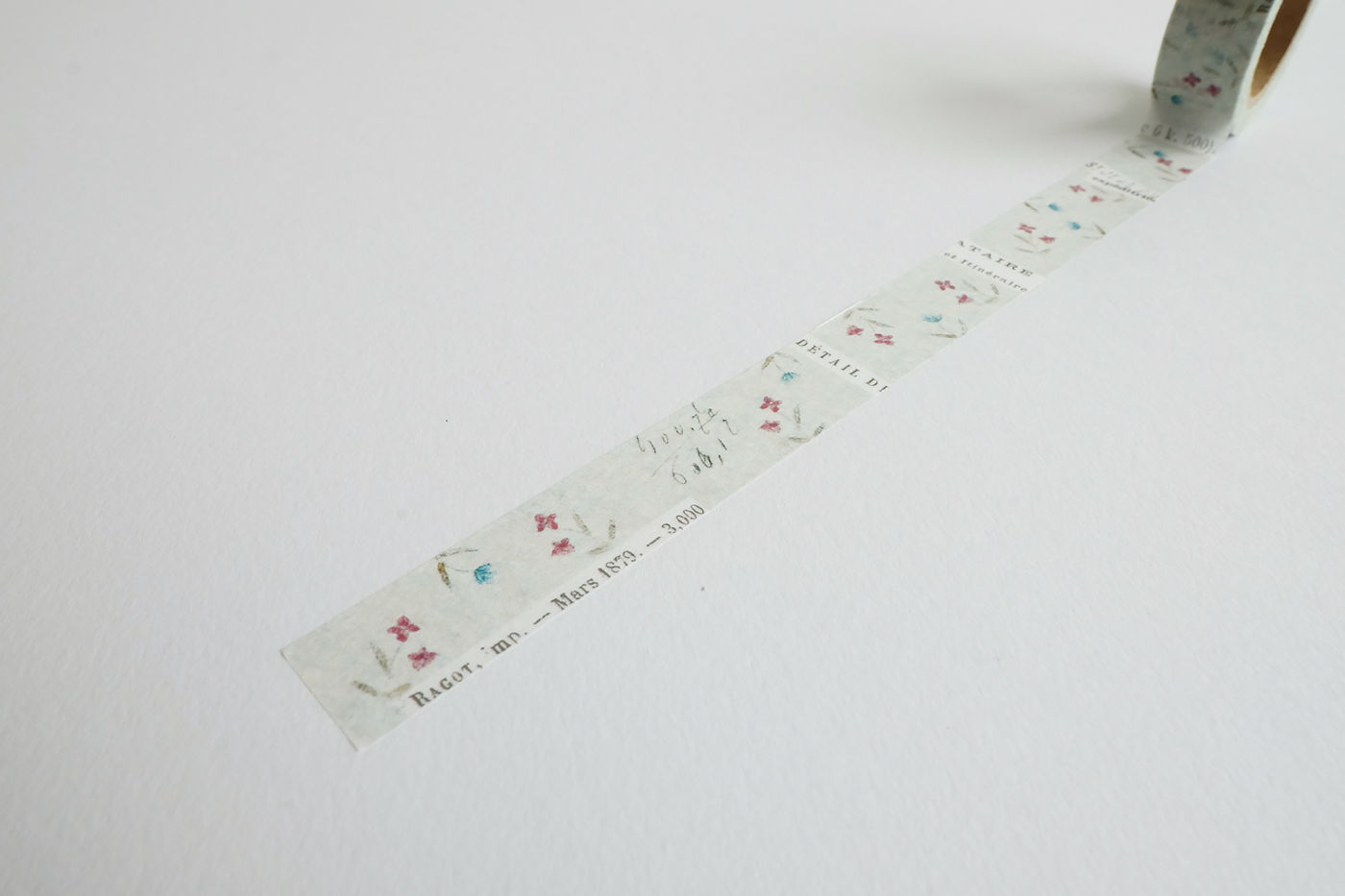 Yohaku Washi tape 068 - Flower Garden - Image 3