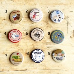 Miso Paper Paper Lover Pin Badges
