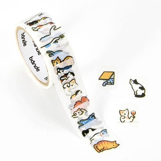 Bande Masking Roll Sticker – Planner People – Cats Everywhere