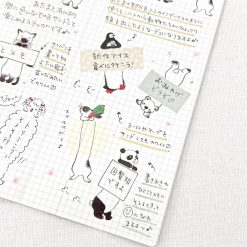Bande Masking Roll Sticker – Sandwich – Black and White Animals — gallery