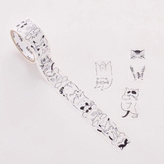 Bande Masking Roll Sticker – Sandwich – Easy-going Cats