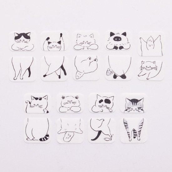 Bande Masking Roll Sticker – Sandwich – Easy-going Cats — gallery