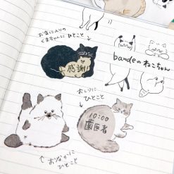 Bande Masking Roll Sticker – Sandwich – Easy-going Cats — gallery