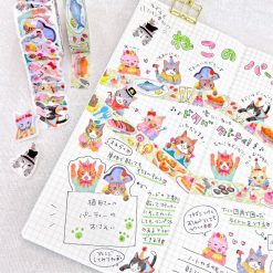 Bande Masking Roll Sticker Set – Cat Party — gallery