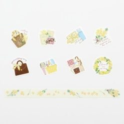 Bande Masking Roll Sticker Set – Flowers in My Bag – Rapeseed Blossom Stroll — gallery