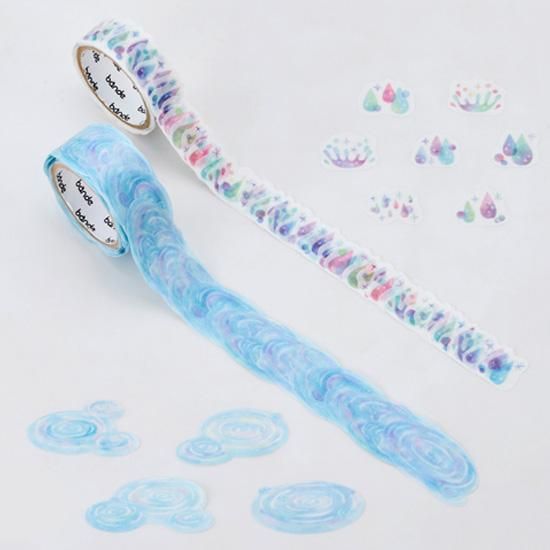 Bande Masking Roll Sticker Set – Rainbow Rain