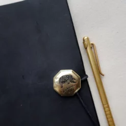 The Superior Labor Turtle Brass Charm - Image 3
