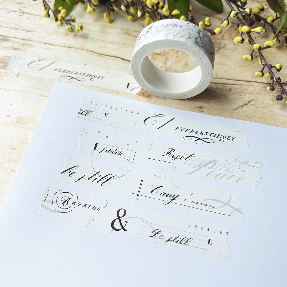 Baum-kuchen Washi Tape - No. 33 Be Still