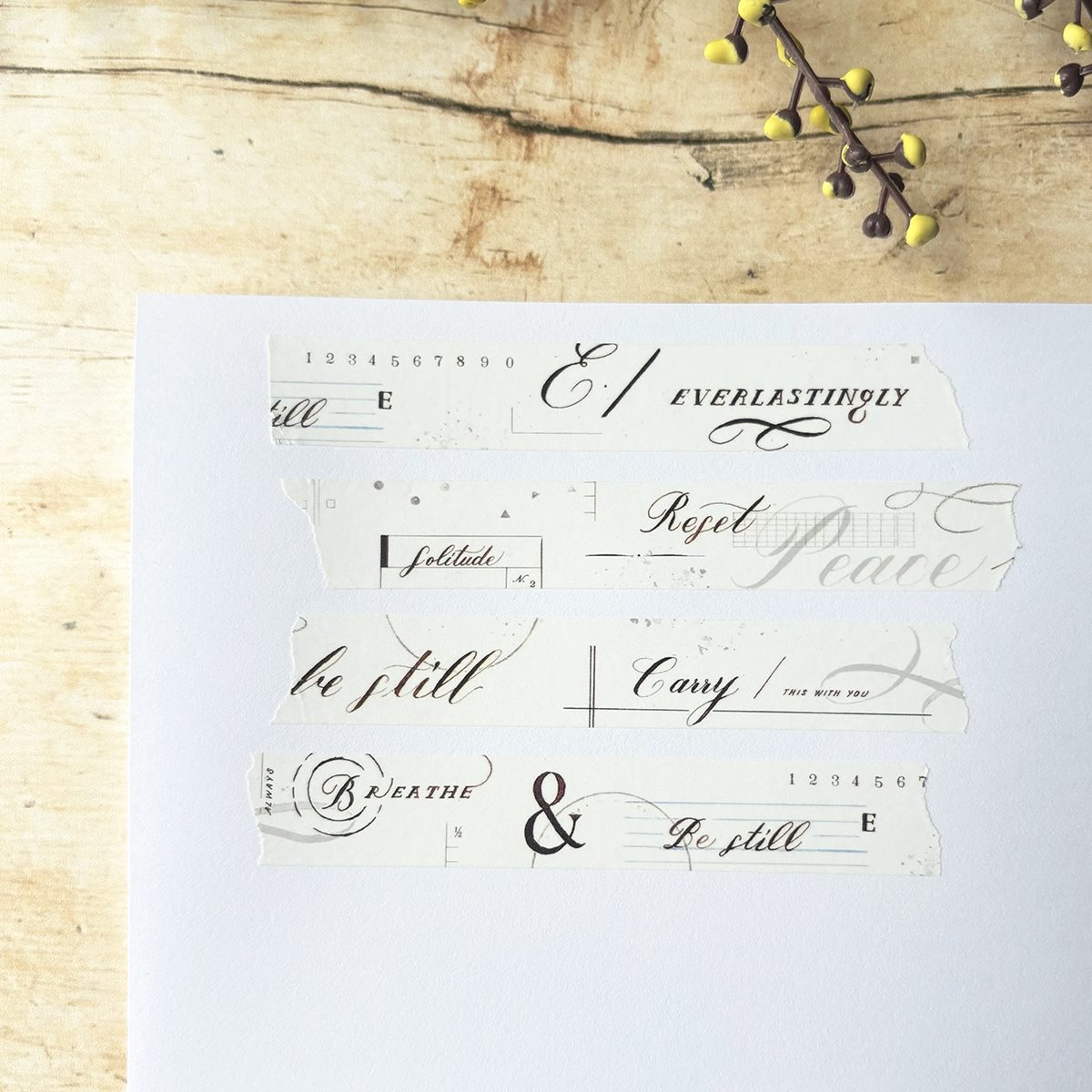 Baum-kuchen Washi Tape - No. 33 Be Still
