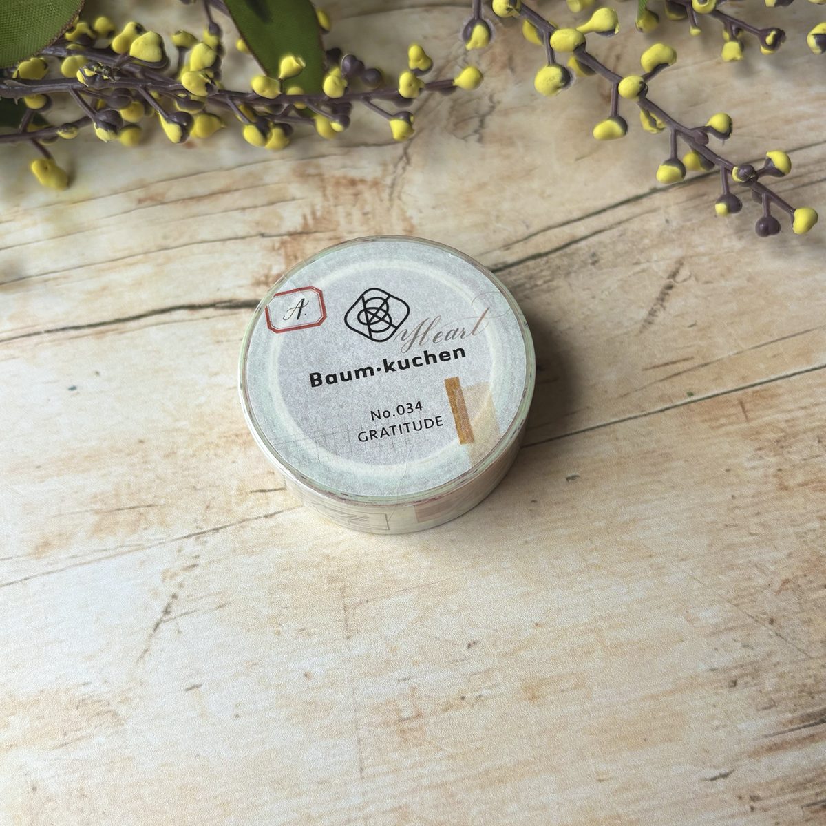 Baum-kuchen Washi Tape - No. 34 Gratitude