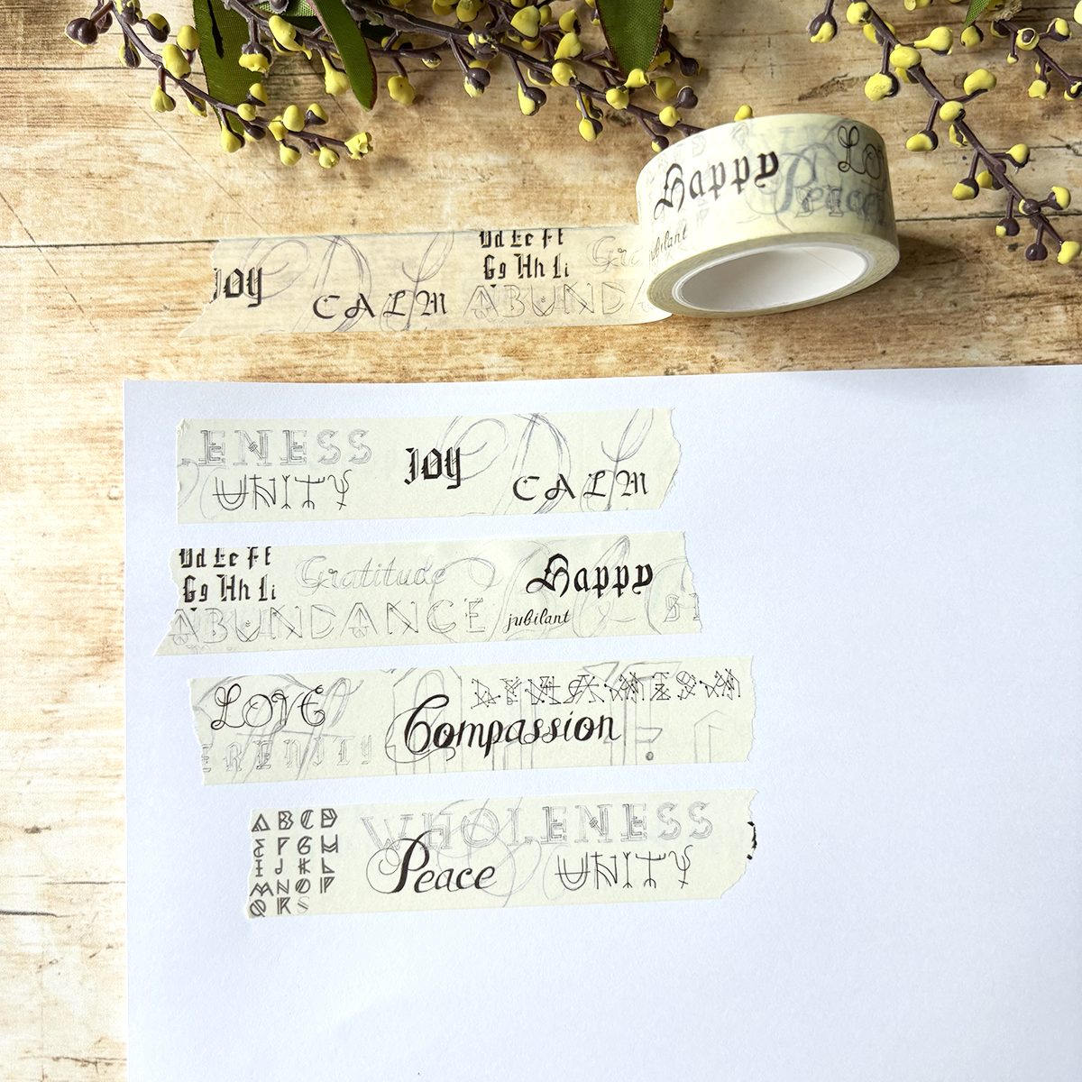 Baum-kuchen Washi Tape - No. 37 Intentions