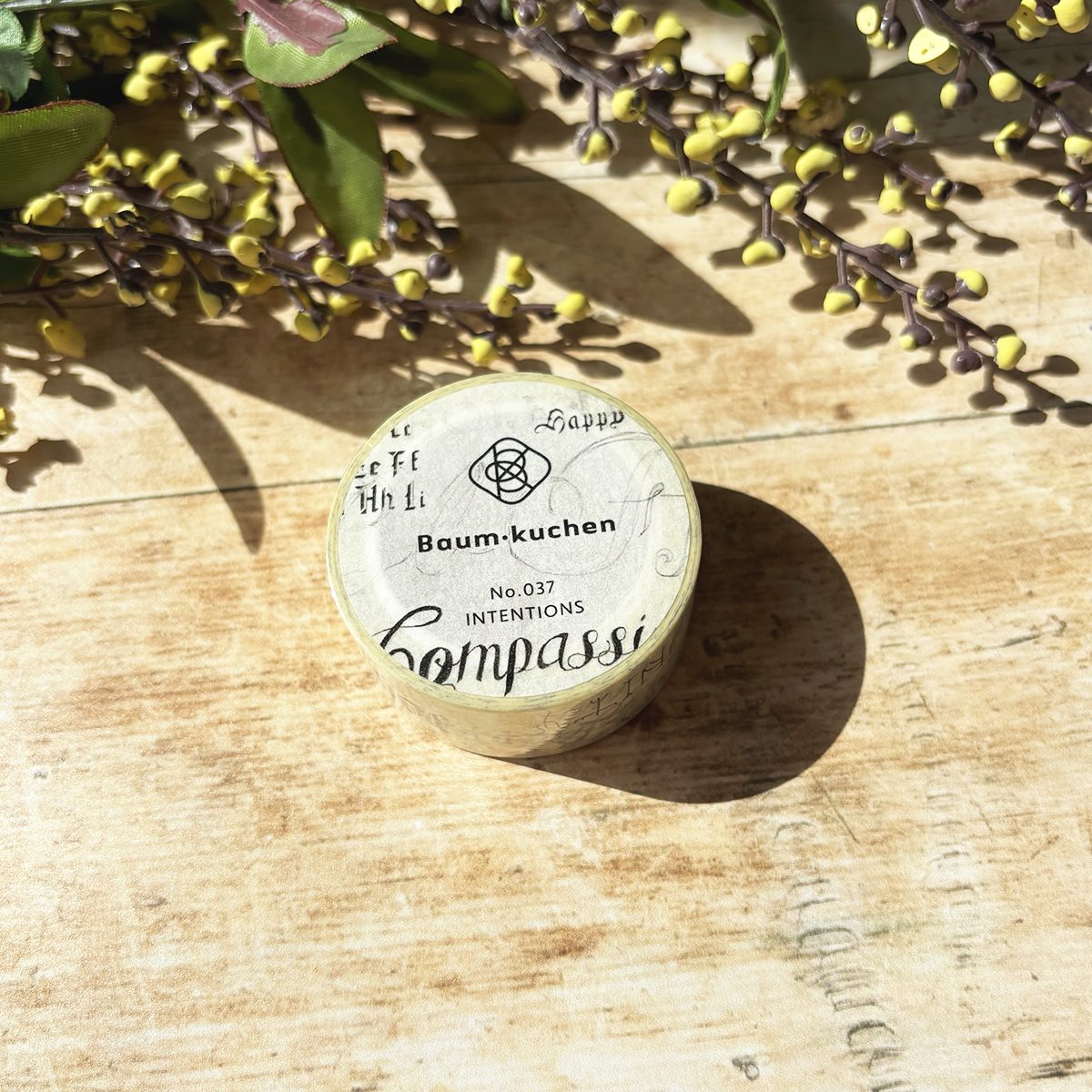 Baum-kuchen Washi Tape - No. 37 Intentions