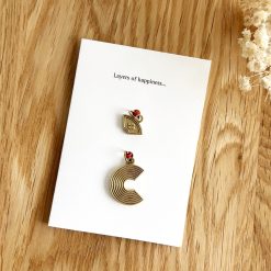 Baum-kuchen Cake Brass Charm