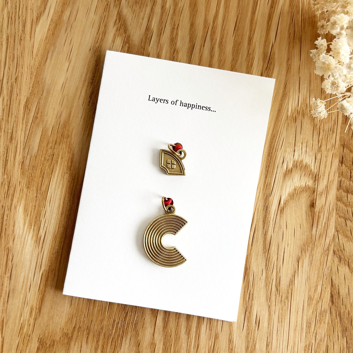 Baum-kuchen Cake Brass Charm