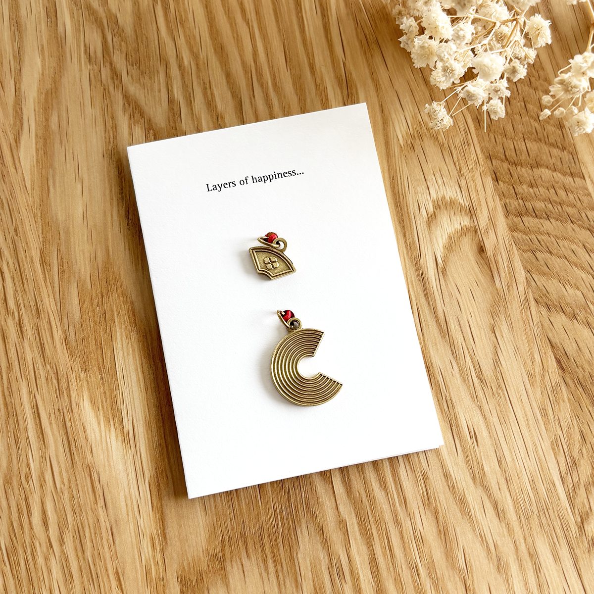 Baum-kuchen Cake Brass Charm