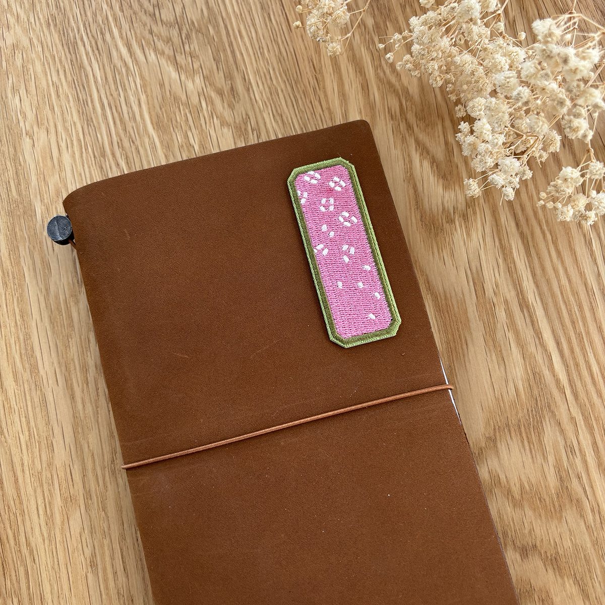 Baum-kuchen Embroidery Patch - Cherry Blossom Sakura Mochi