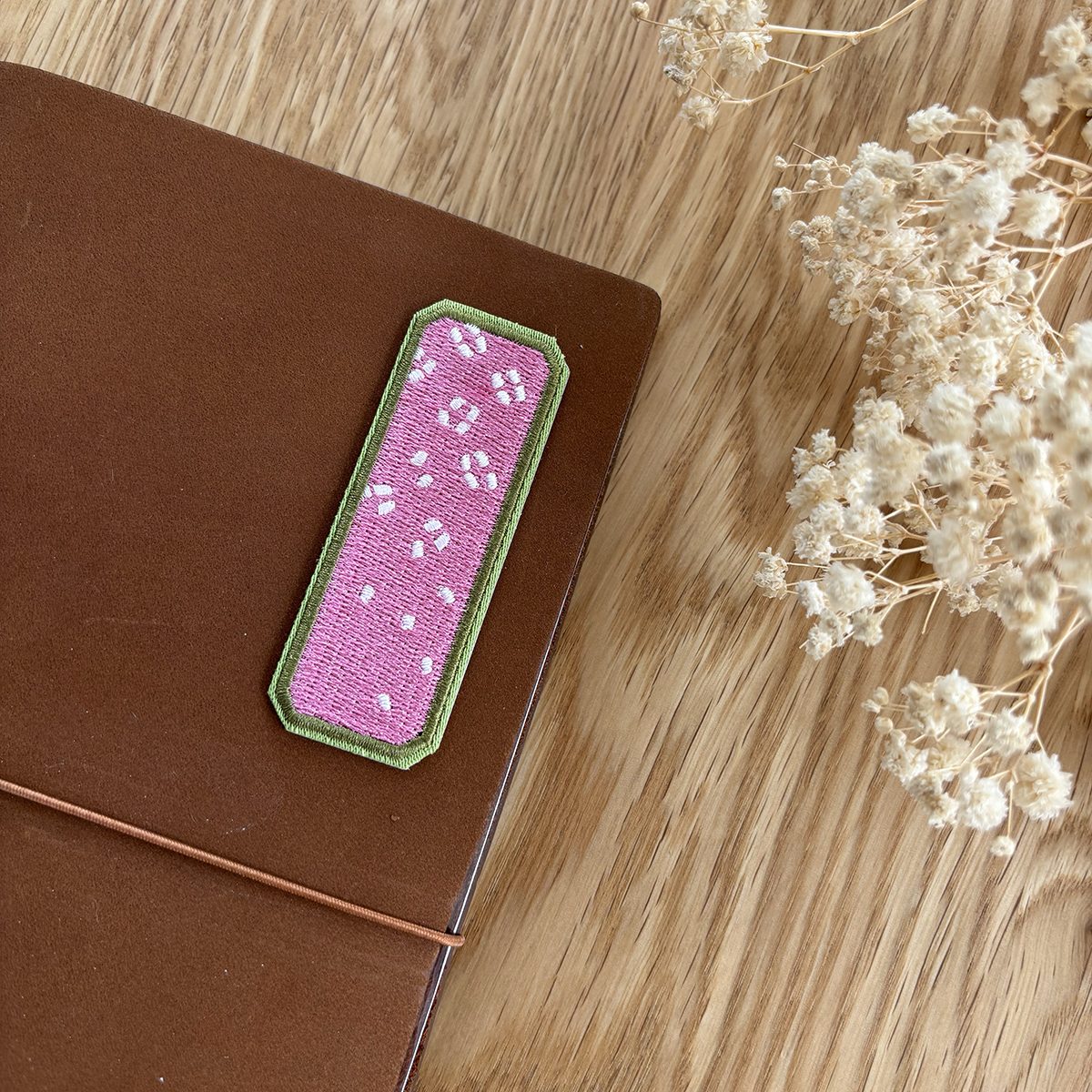Baum-kuchen Embroidery Patch - Cherry Blossom Sakura Mochi