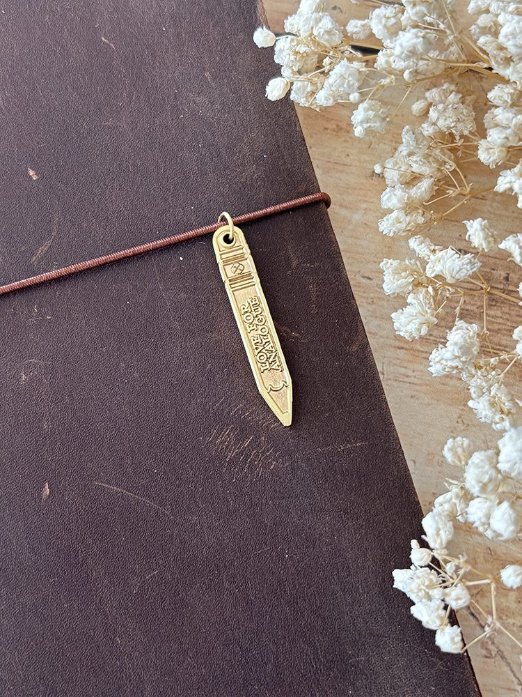 Baum-kuchen Pencil Brass Charm - Love for Analogue
