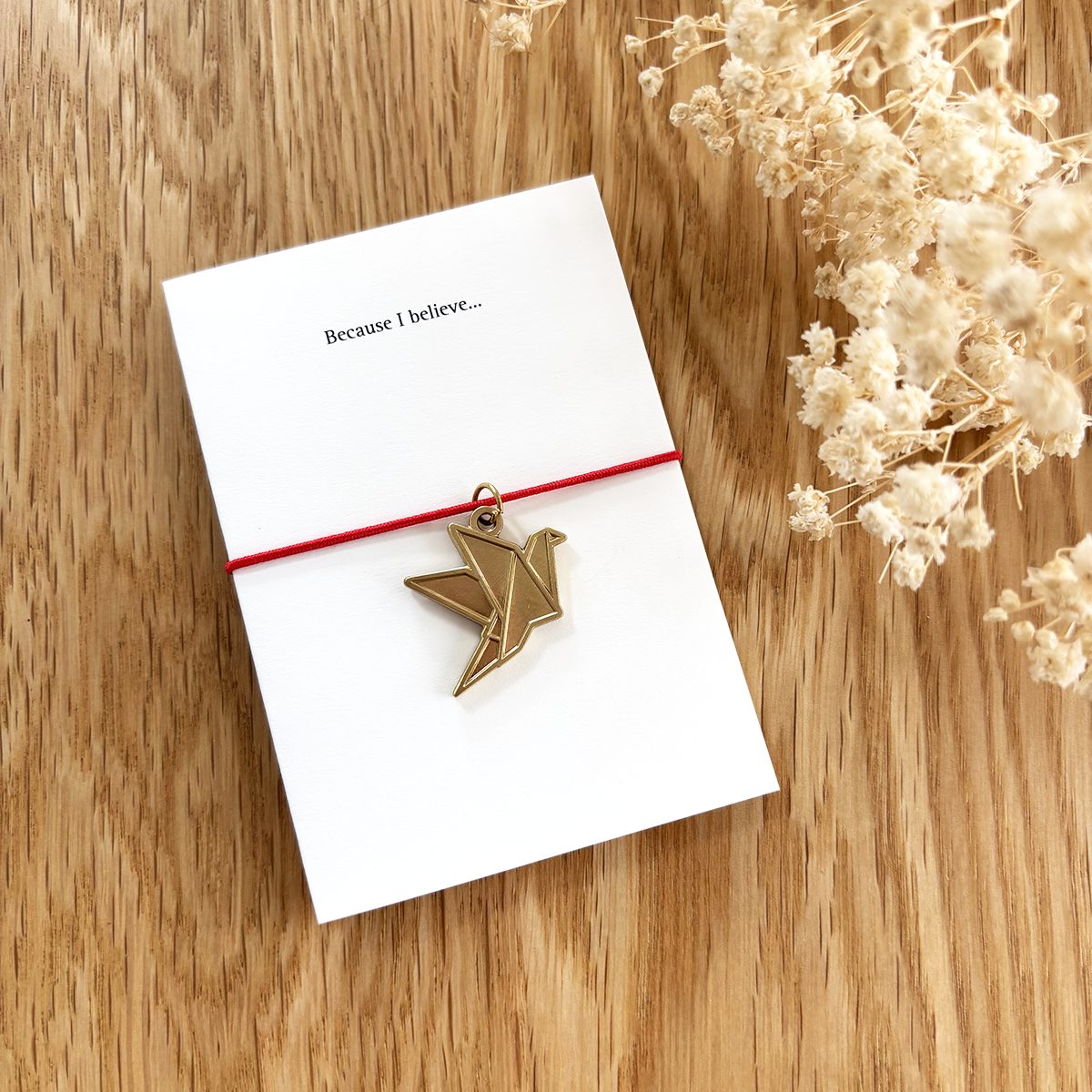 Baum-kuchen Crane Brass Charm