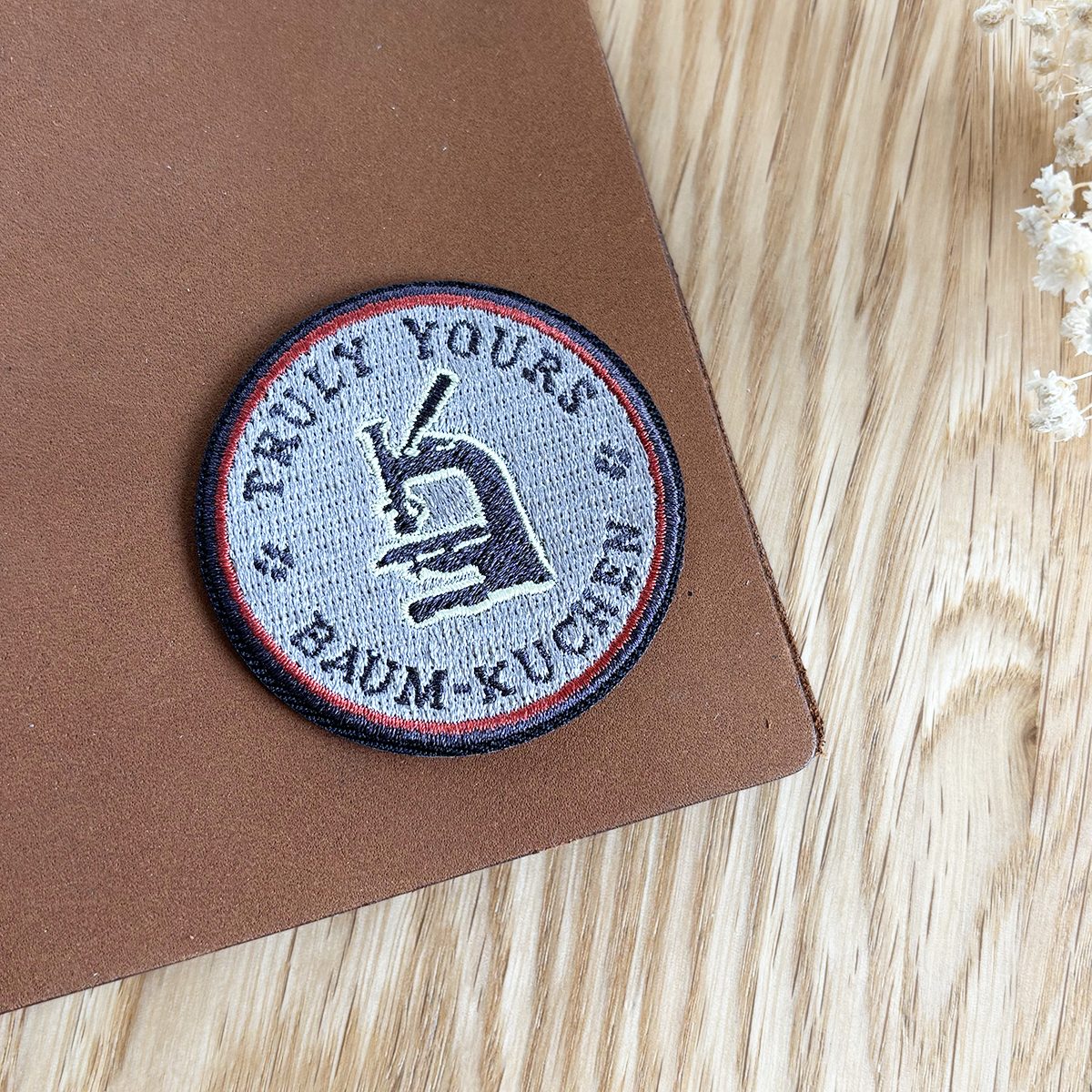 Baum-kuchen Embroidery Patch - Truly Yours Round