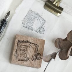 Black Milk Project Pages of Me Rubber Stamp - Between the Pages