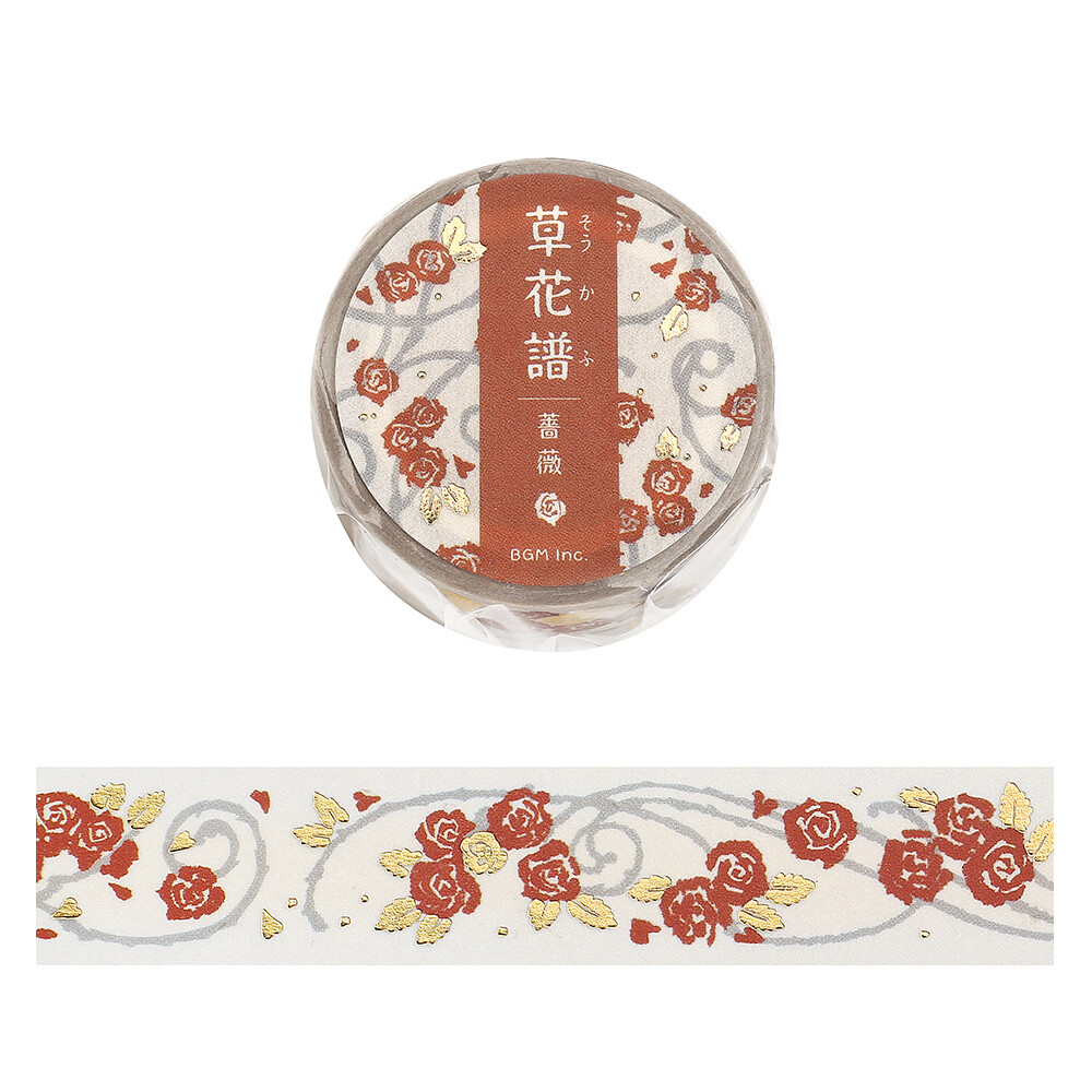BGM Washi Tape - Roses