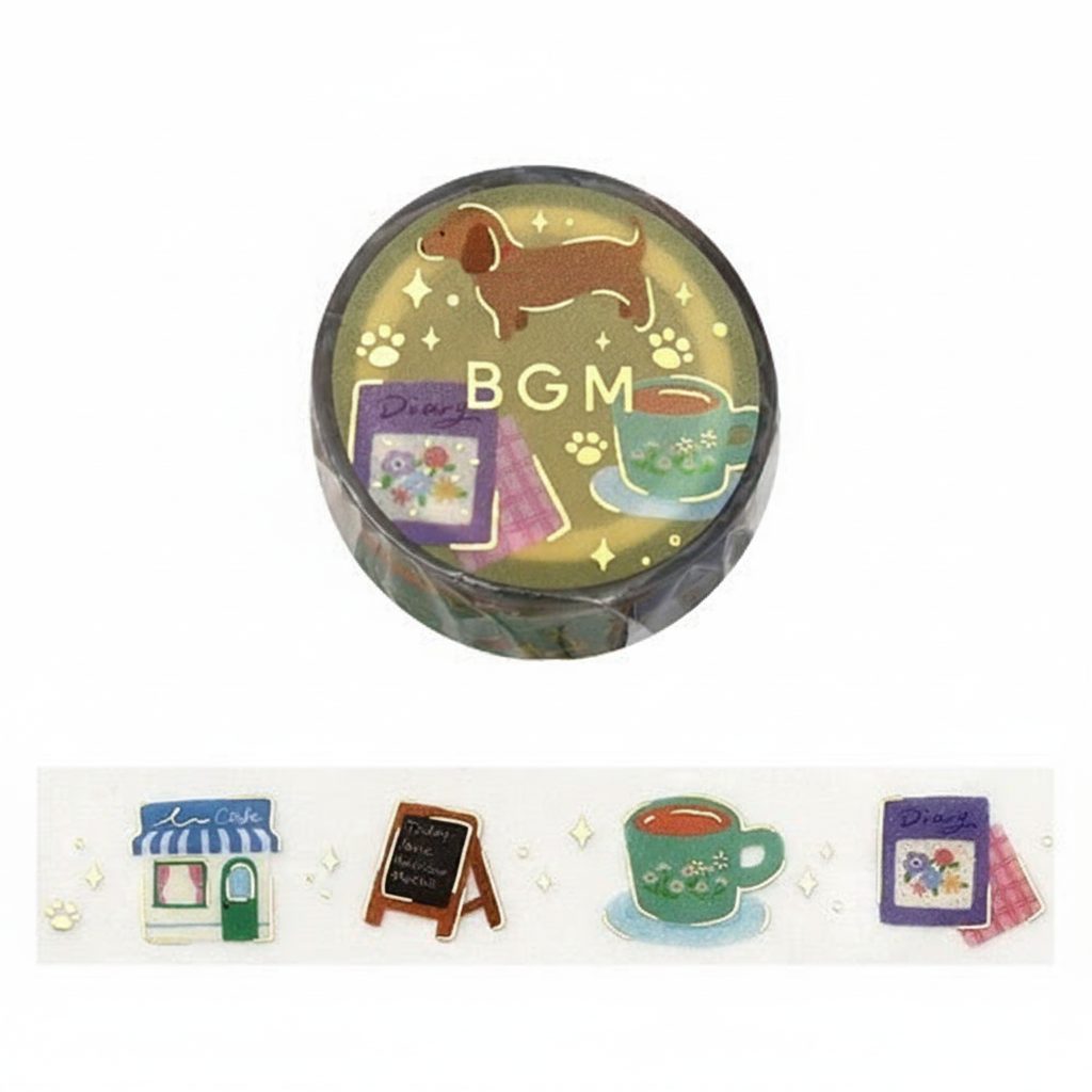 BGM Foil-Stamped Clear Tape – Life – Little Days