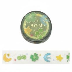 BGM Foil-Stamped Clear Tape – Life – Lucky