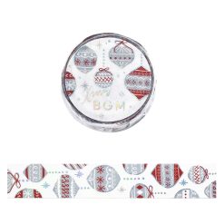 BGM Christmas Limited Washi Tape - Nordic Ornaments
