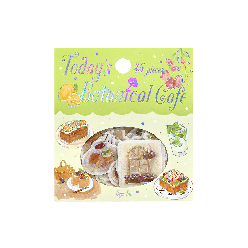 BGM Washi Stickers - Botanical Cafe