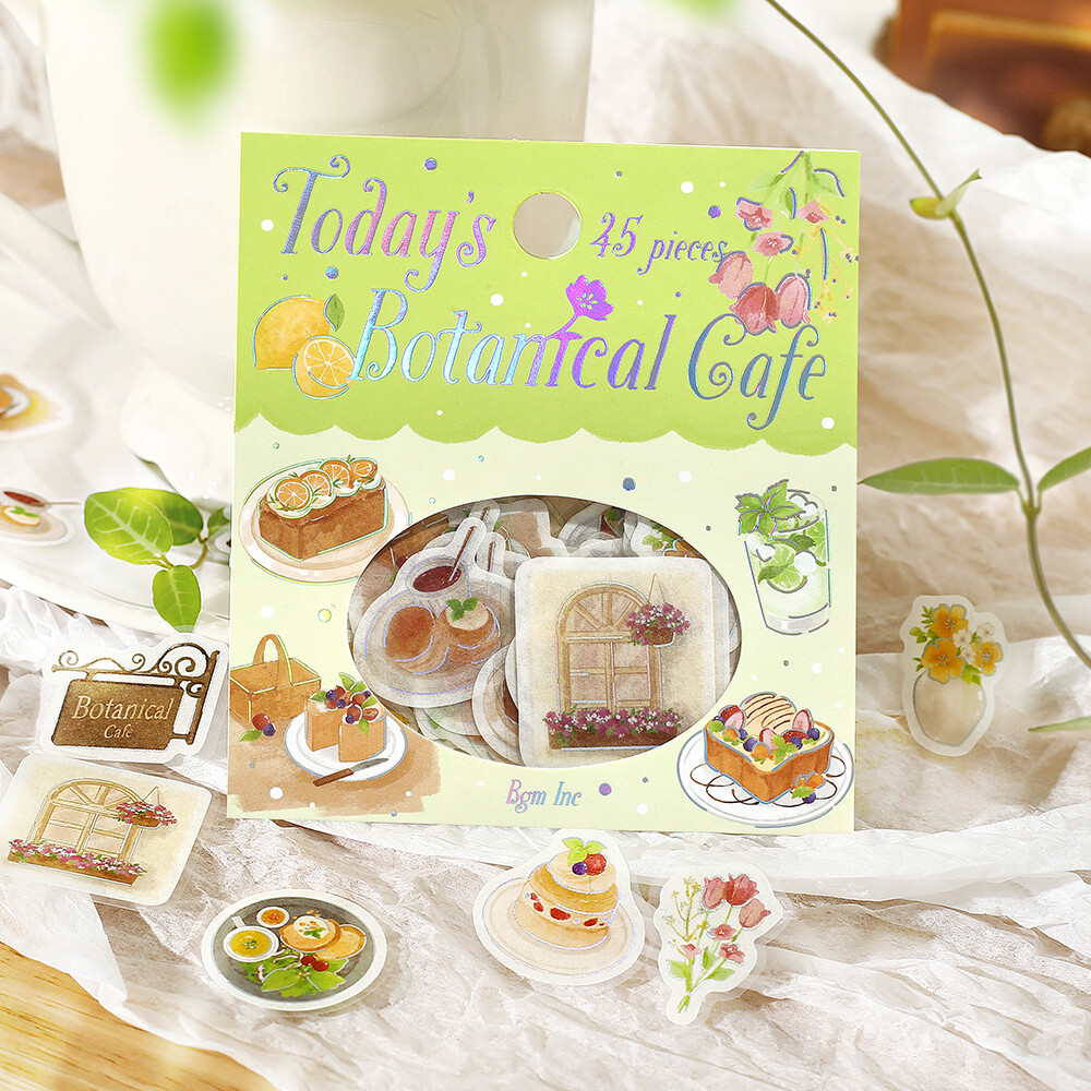 BGM Washi Stickers - Botanical Cafe