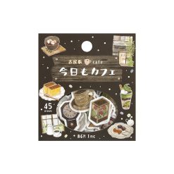 BGM Washi Stickers - Retro Cafe
