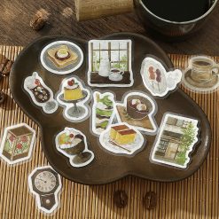 BGM Washi Stickers - Retro Cafe