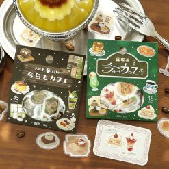 BGM Washi Stickers - Retro Cafe