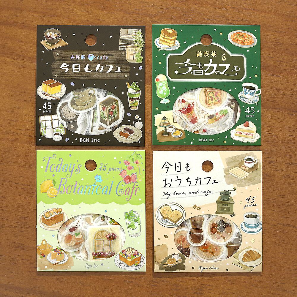 BGM Washi Stickers - Tsuki Cafe