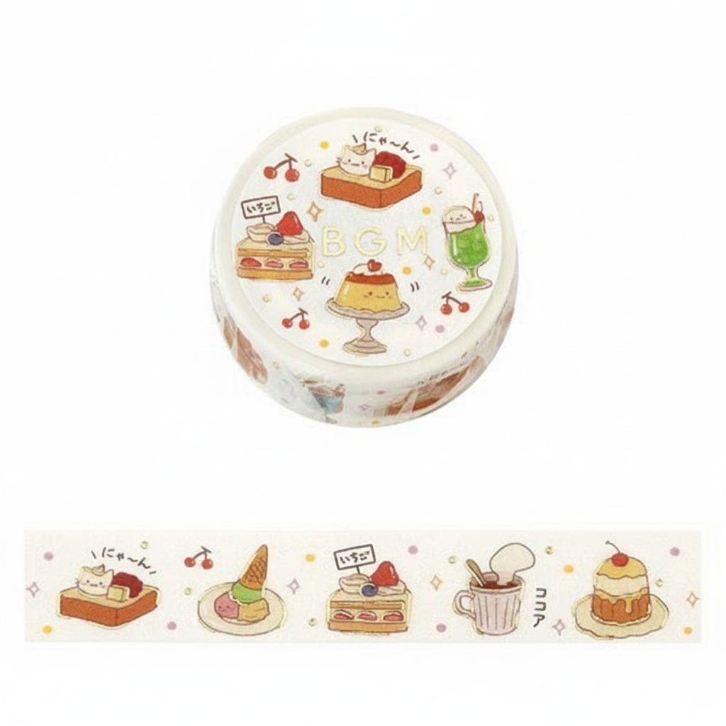 BGM Washi Tape – Café Time
