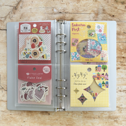 Miso Paper A5 Slim Ring Binder Insert - Two Pockets (5 pcs) - Image 2
