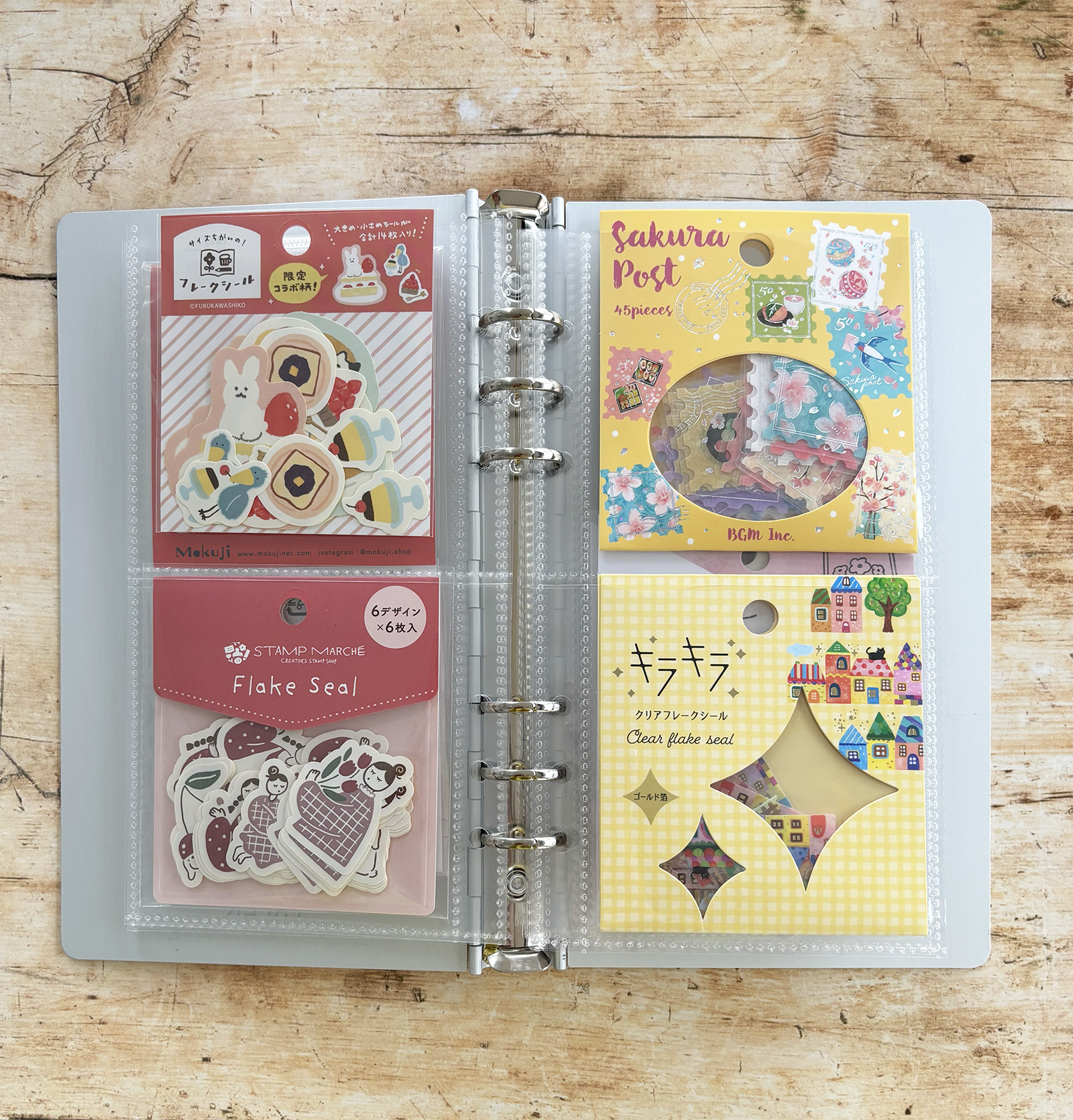 Miso Paper A5 Slim Ring Binder Insert - Two Pockets (5 pcs) - Image 2