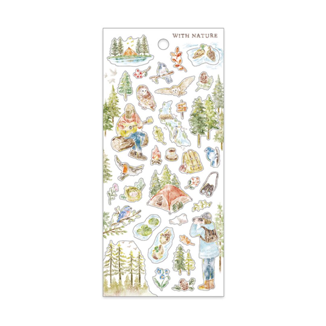 Mind Wave With Nature Stickers (6 designs)