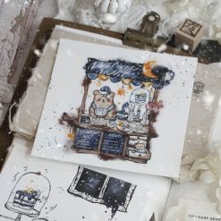 Black Milk Project Notes in the Night Postcard – Midnight Bear Cart