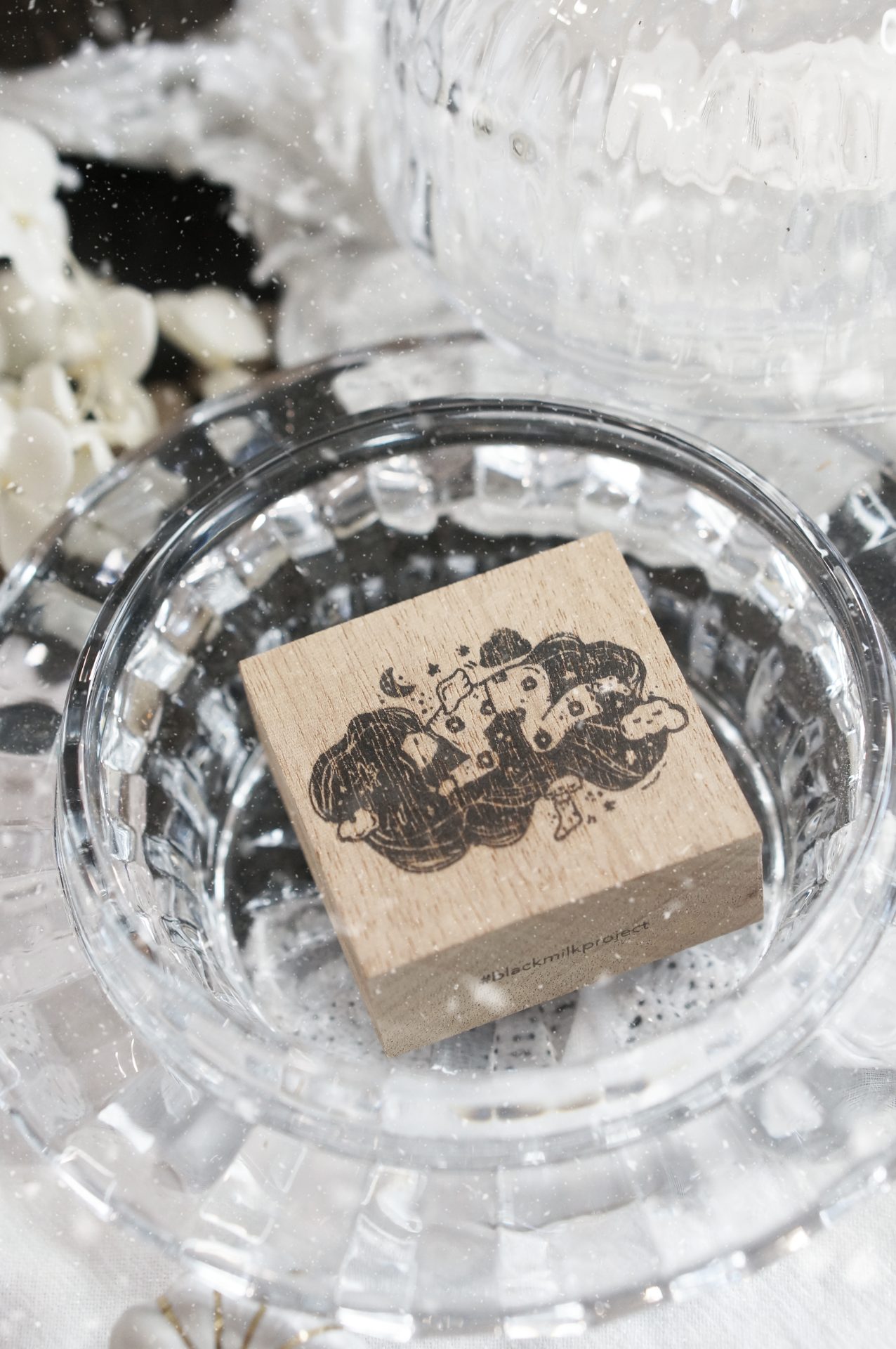 Black Milk Project Notes in the Night Rubber Stamp – Cloud Slumber