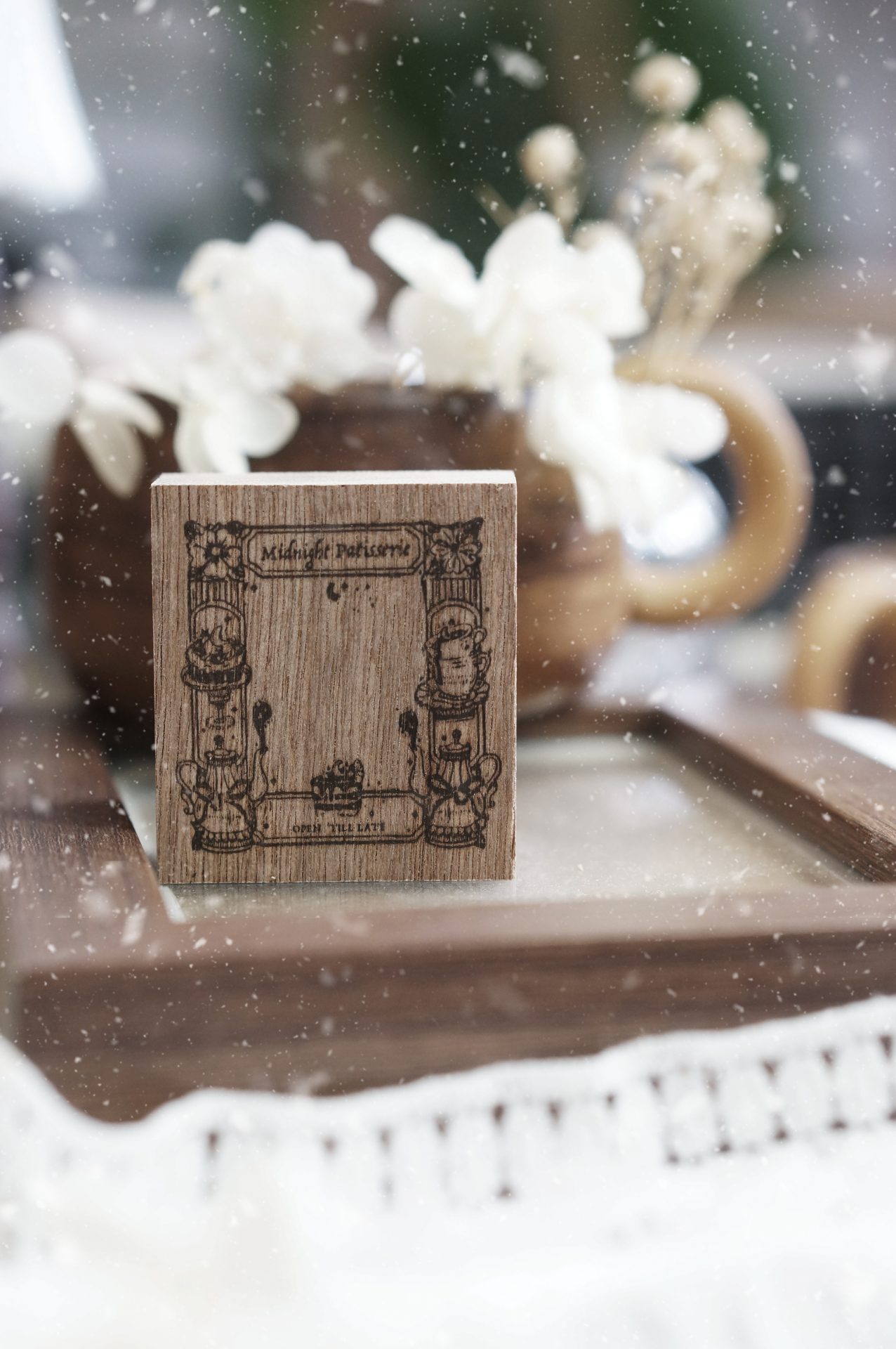 Black Milk Project Notes in the Night Rubber Stamp – Column Frame — gallery
