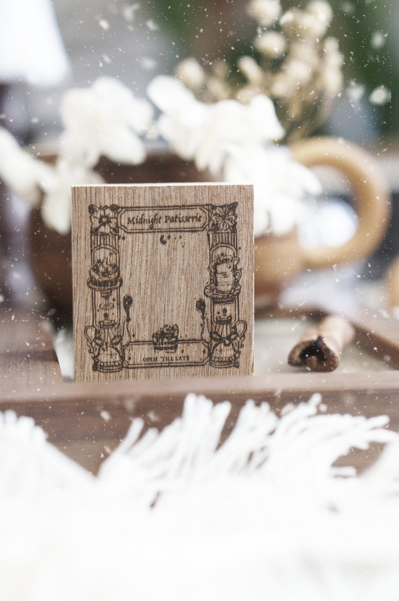 Black Milk Project Notes in the Night Rubber Stamp – Column Frame — gallery