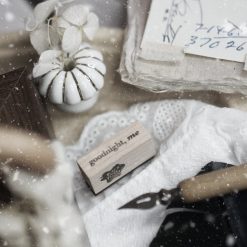 Black Milk Project Notes in the Night Rubber Stamp – Goodnight, Me