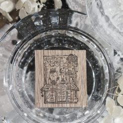 Black Milk Project Notes in the Night Rubber Stamp – Midnight Bear Cart